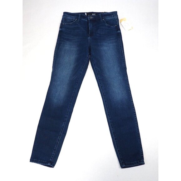 KUT From The Kloth High Rise Connie Fab Ab Ankle Skinny Blue Jeans, Size 0 NWT! - Picture 1 of 15